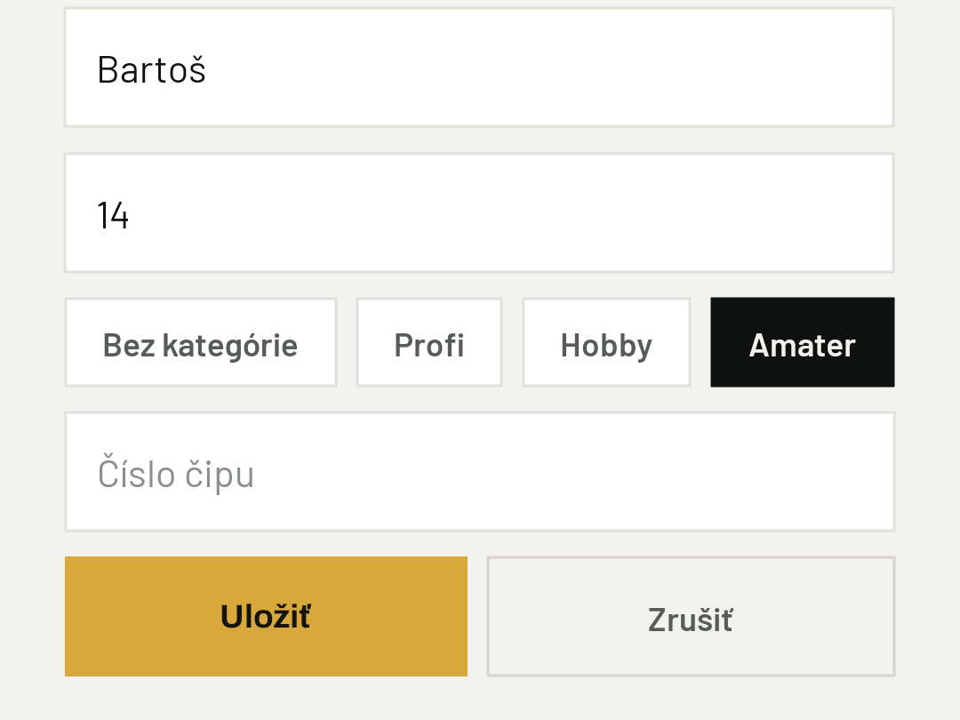 Priraď čip alebo QR kód