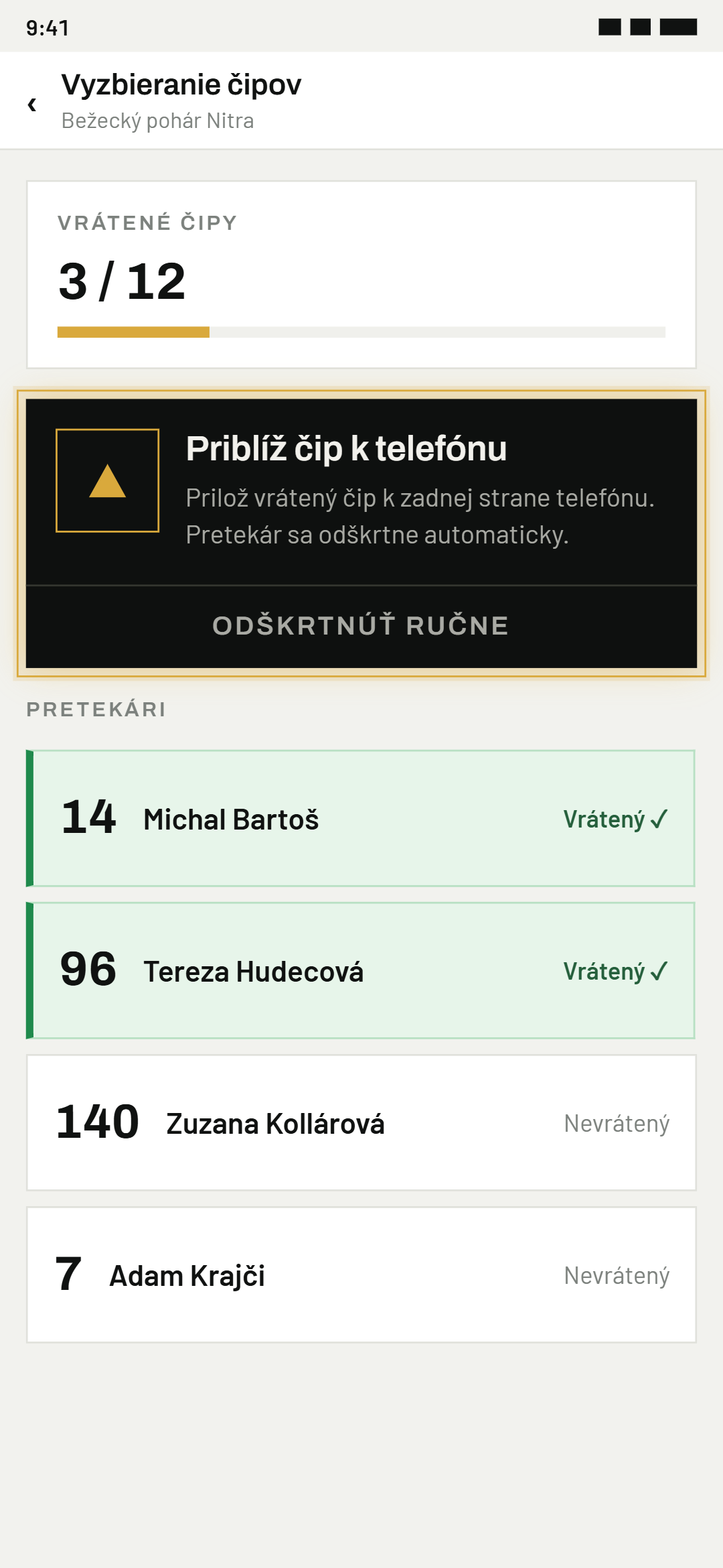 Prilož vrátený čip