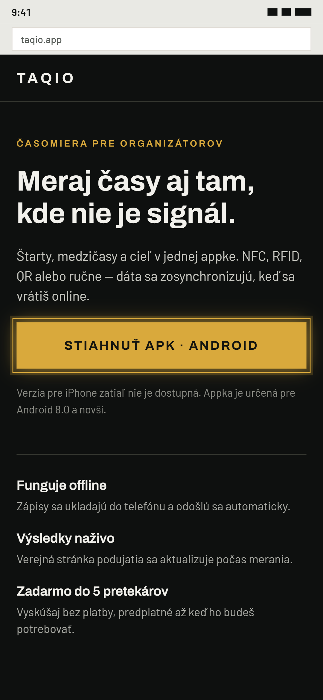 Máte appku aj pre iPhone?