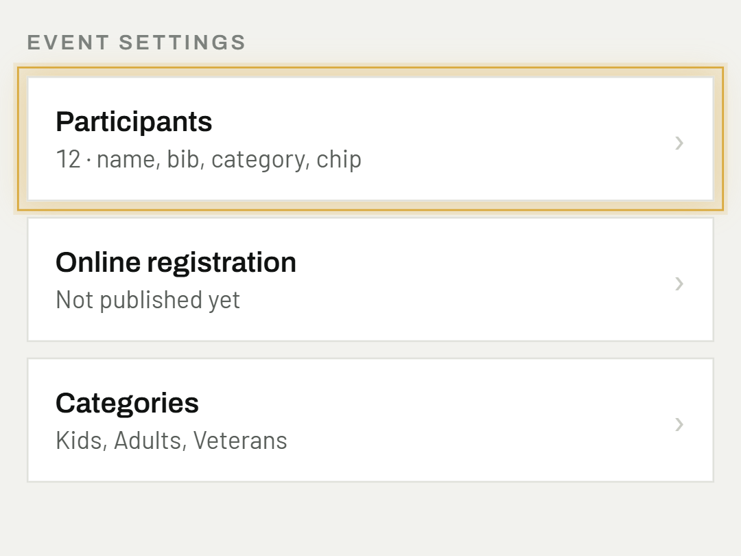 Add participants