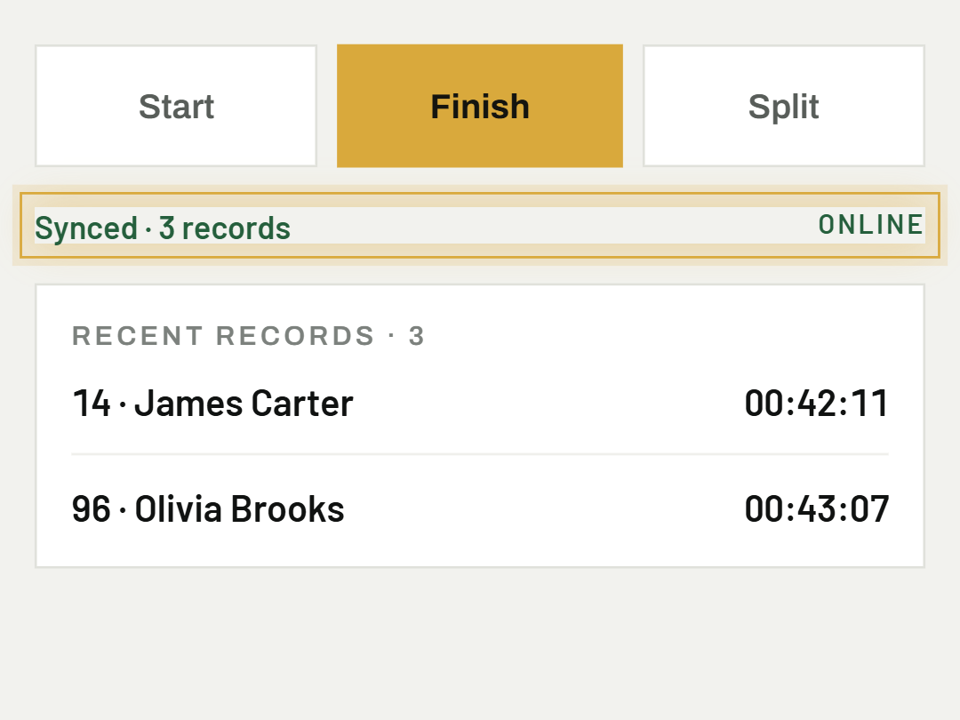 Records sync on their own